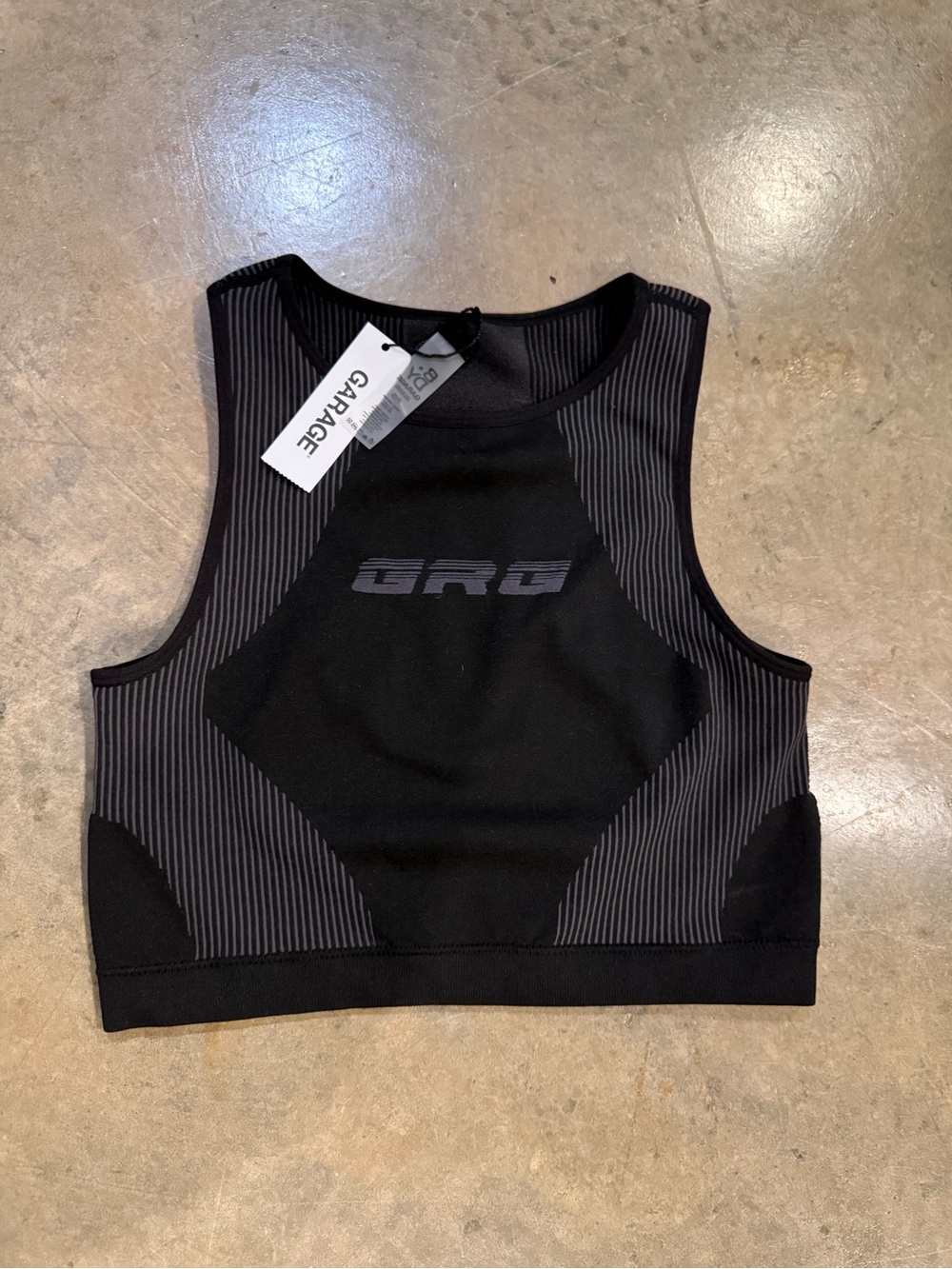 Garage Black Seamless Sport Tank